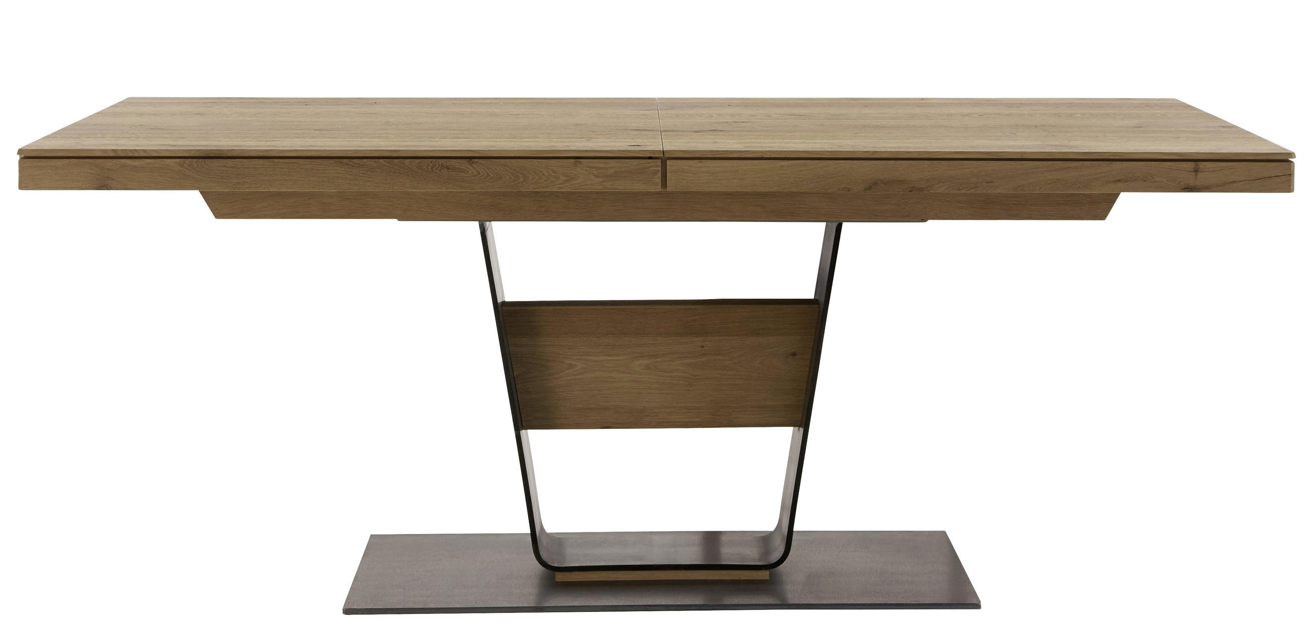 ESSTISCH in Holz, Metall 160/95/76 cm - Eichefarben/Anthrazit, Design, Holz/Metall (160/95/76cm) - Valnatura