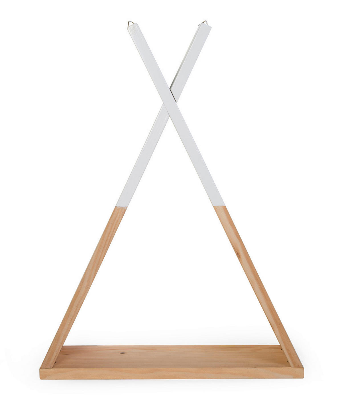 WANDREGAL  - Naturfarben/Weiß, Basics, Holz (12cm) - Childhome
