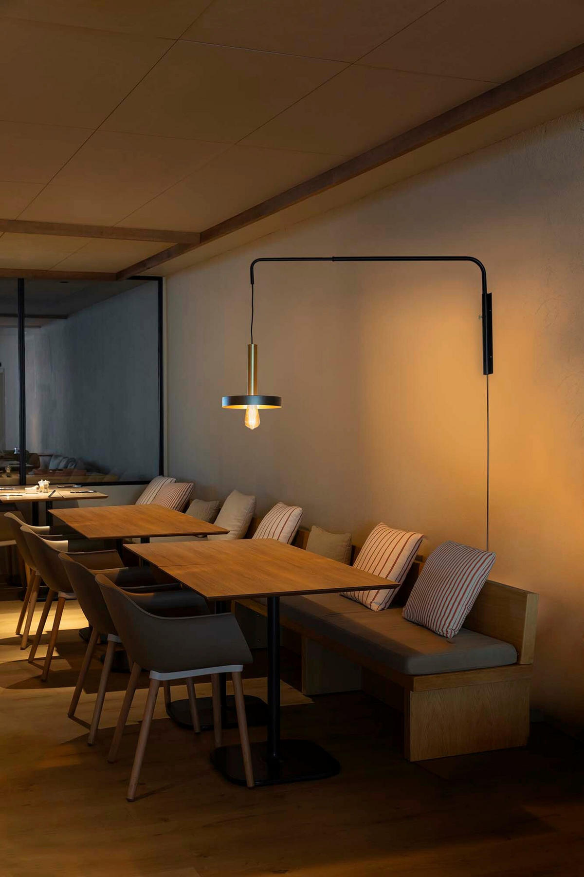 WANDLEUCHTE 120/120/50 cm   - Schwarz, LIFESTYLE, Metall (120/120/50cm)