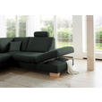 ECKSOFA in Mikrofaser Dunkelgrau  - Wildeiche/Dunkelgrau, Natur, Holz/Textil (286/236cm) - Voleo