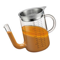 FETTREDUZIERKANNE   - Transparent, Basics, Glas/Metall (11,2/15,2cm) - KÜCHENPROFI