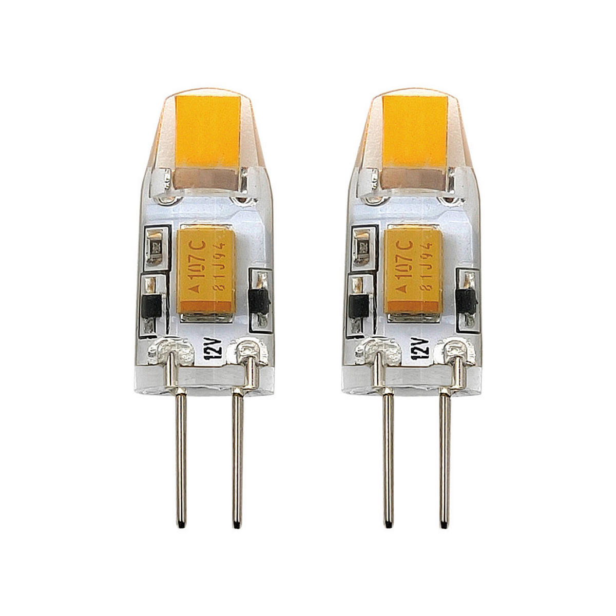 LED-LEUCHTMITTEL   1,8 W G4 2 Stück  - Klar, Basics, Glas (1,0/3,7cm) - Eglo