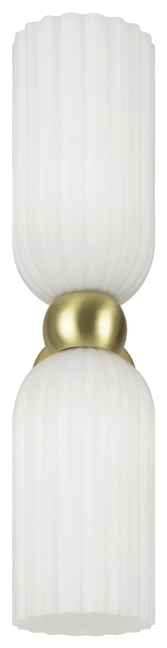 WANDLEUCHTE - Goldfarben, Glas/Metall (18/43,5/10cm) - MAYTONI