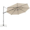 AMPELSCHIRM 340 cm Naturfarben  - Silberfarben/Naturfarben, Basics, Textil/Metall (340cm) - KNIRPS