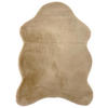 KUNSTFELL 60/90 cm Goldfarben  - Goldfarben, KONVENTIONELL, Textil (60/90cm) - Novel