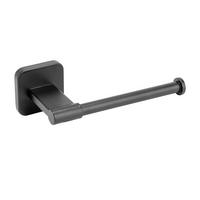 TOILETTENPAPIERHALTER PORTO MATT Schwarz  - Schwarz, MODERN, Metall (5,5/7,5/16,5cm) - Wenko