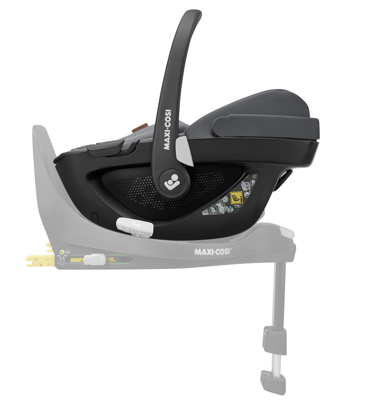 AUTO-SEDIŠTE ZA BEBE  Pebble 360 LUXE  - tamnosiva/antracit, Osnovno, tekstil/metal - Maxi-Cosi