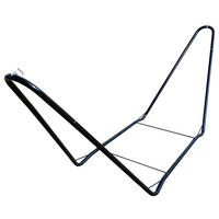 HÄNGEMATTE chilllounge single  - Blau/Orange, KONVENTIONELL, Textil/Metall (300/74/105cm) - La Siesta
