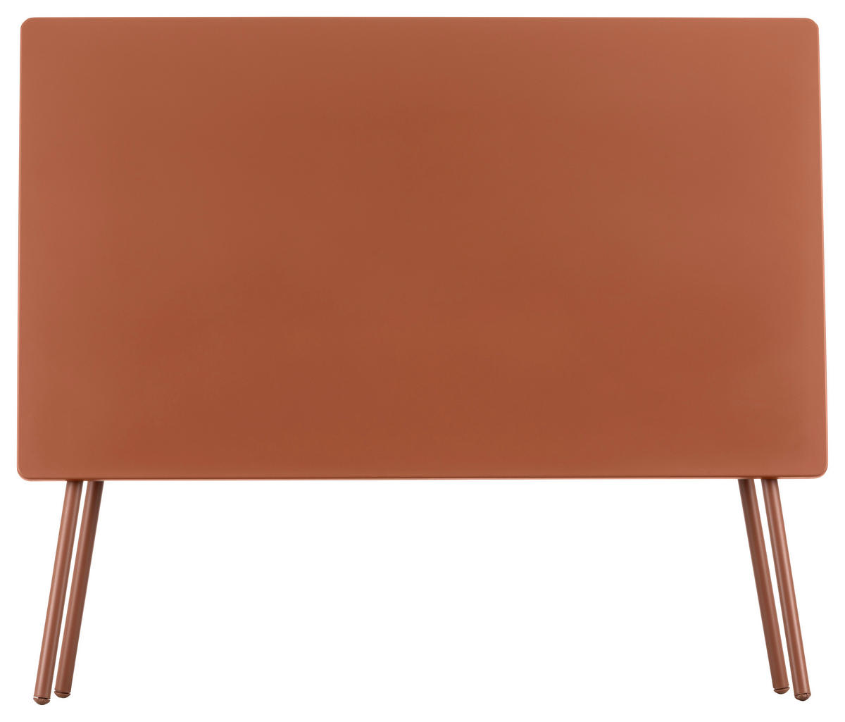GARTENKLAPPTISCH 120/64/73 cm Metall rechteckig  - Rot, Basics, Metall (120/64/73cm) - Lafuma Mobilier