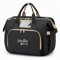 WICKELTASCHE Stella Bag  - Schwarz, Basics, Textil (40/30/20cm)