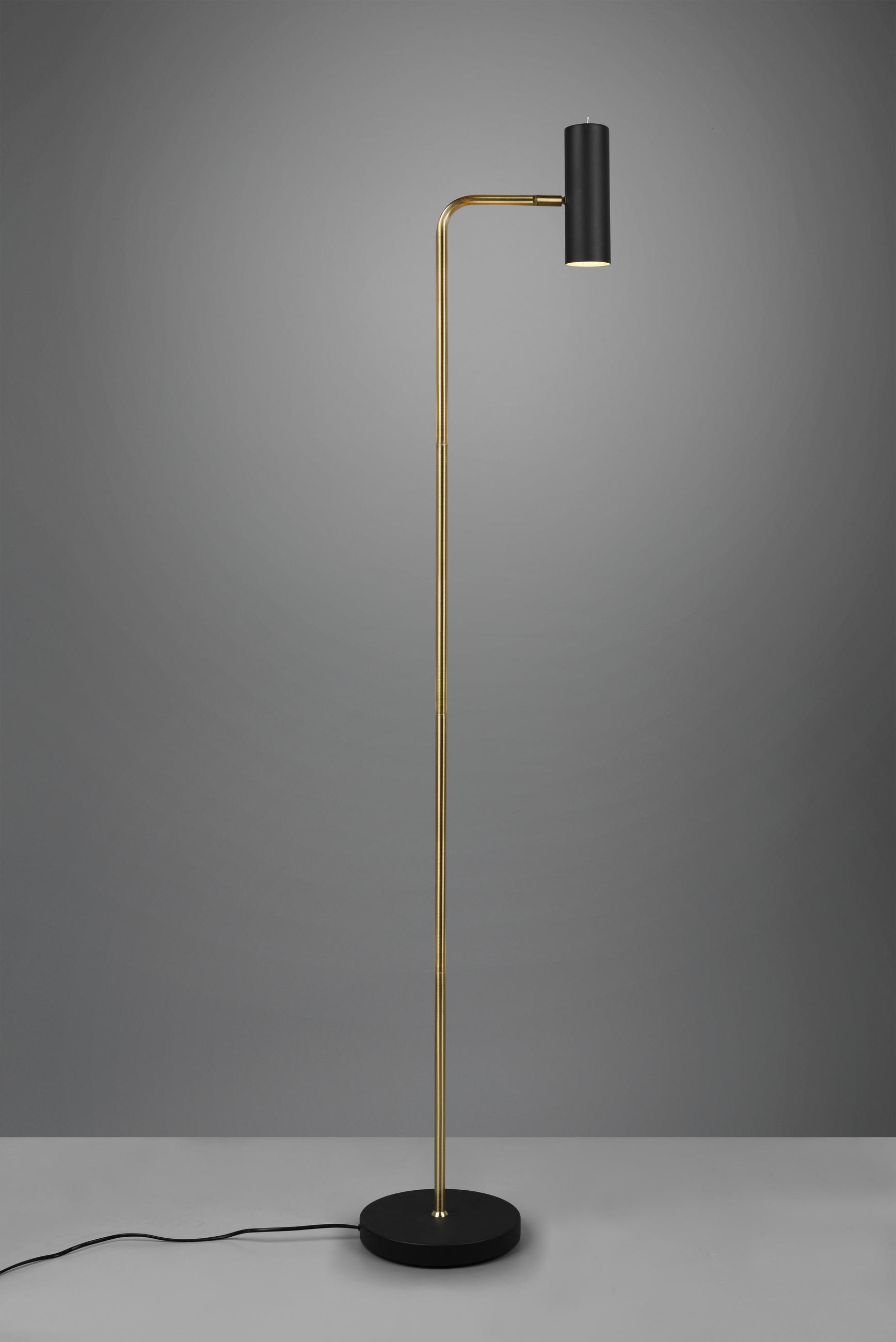 STEHLEUCHTE    - Messingfarben/Goldfarben, Design, Metall (151,0/23,0/39,0cm) - Trio Leuchten