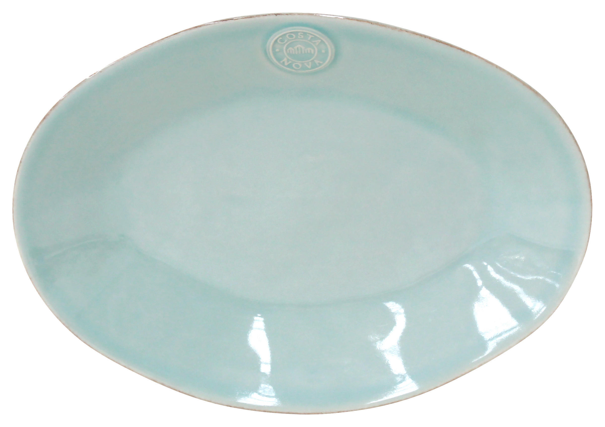 SERVIERPLATTE - Türkis, Basics, Keramik (30/22/3cm) - Costa Nova