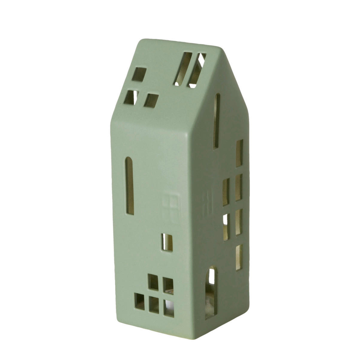 DEKOHAUS  - Grün, Basics, Keramik (8/7/21cm) - Boltze Home