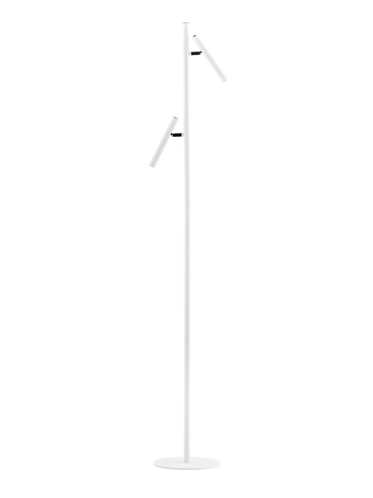 LED-STEHLEUCHTE 20/163 cm    - Weiß, Basics, Kunststoff/Metall (20/163cm) - Hell