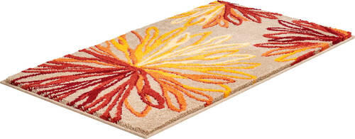 BADTEPPICH Beige, Orange 60/100 cm  - Beige/Orange, Basics, Kunststoff/Textil (60/100cm) - Grund