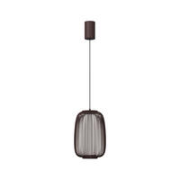 LED-HÄNGELEUCHTE Cage 22,5/50-150 cm  - Braun, Design, Kunststoff/Metall (22,5/50-150cm) - Dieter Knoll