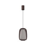 LED-HÄNGELEUCHTE Cage 22,5/50-150 cm  - Braun, Design, Kunststoff/Metall (22,5/50-150cm) - Dieter Knoll