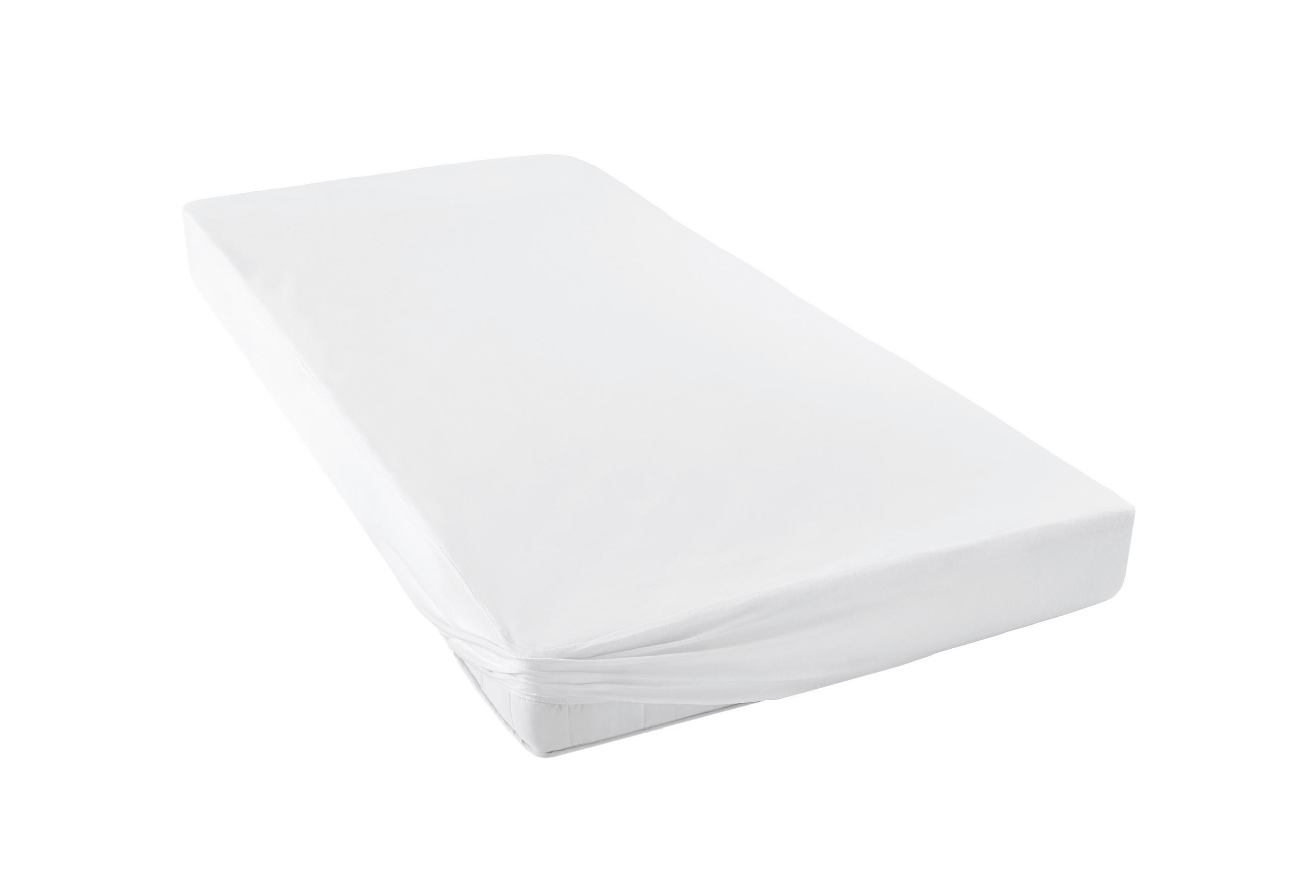 SPANNLEINTUCH 70/140 cm Jersey  - Weiß, Basics, Textil (70/140cm)