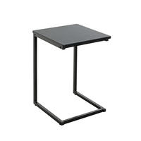 BEISTELLTISCH in Metall, Holzwerkstoff 33/35/60 cm  - Schwarz, Design, Holzwerkstoff/Metall (33/35/60cm)