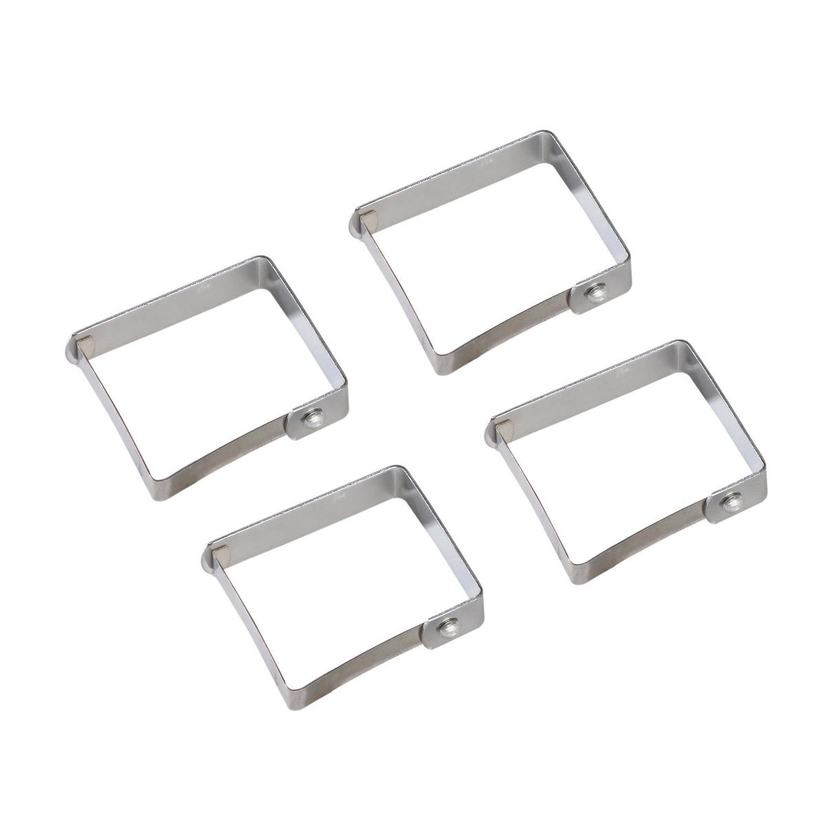 TISCHTUCHBESCHWERER Metall Silberfarben  - Silberfarben, Basics, Metall (23 cm/13 cm/2 cmcm) - Esposa