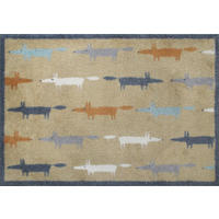 FUßMATTE  60/85 cm  Braun  - Braun, Design, Kunststoff/Textil (60/85cm) - wash+dry