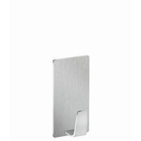 KLEBEHAKEN 2 Stück  in Edelstahlfarben  - Edelstahlfarben, Basics, Metall (2,2/4,2/1,6cm) - Tesa
