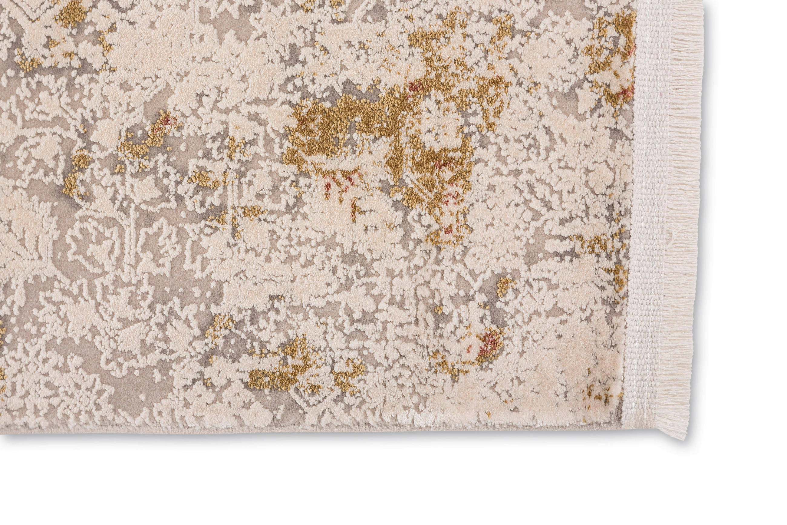 Thumbnail - Novel Webteppich Gravina, Rot, Beige, Textil, Struktur, rechteckig, 200x290 cm, pflegeleicht, Teppiche & Böden, Teppiche...