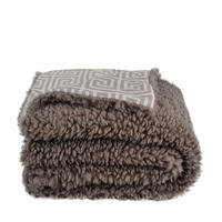 DECKE Reborn Lamb Legacy 140/190 cm  - Graubraun, Basics, Textil (140/190cm) - Zoeppritz