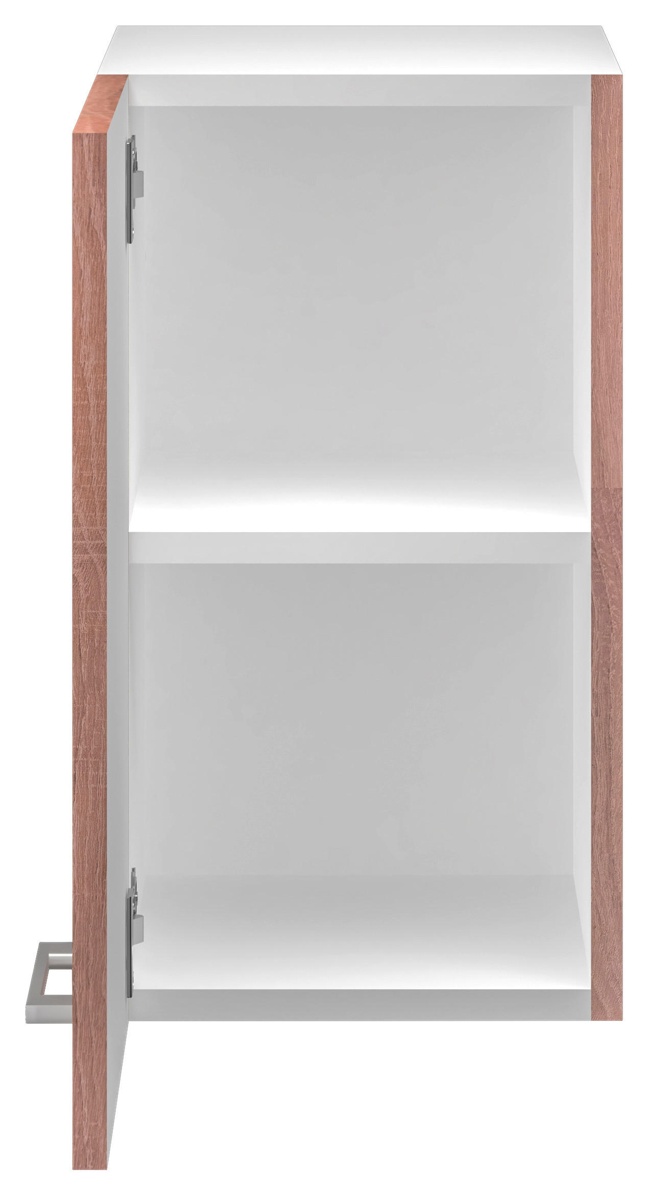 KÜCHENOBERSCHRANK 30/54,8/32 cm  in Weiß, Sonoma Eiche  - Alufarben/Weiß, KONVENTIONELL, Holzwerkstoff/Kunststoff (30/54,8/32cm) - FlexWell