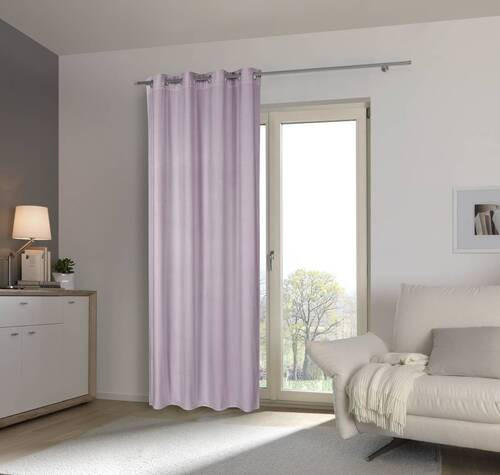 PERDEA CU INELE TIP CAPSĂ opac  - roz, Konventionell, textil (140/245cm) - Esposa