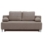 SCHLAFSOFA Flachgewebe Braun  - Schwarz/Braun, KONVENTIONELL, Textil/Metall (197/75/100cm) - Carryhome