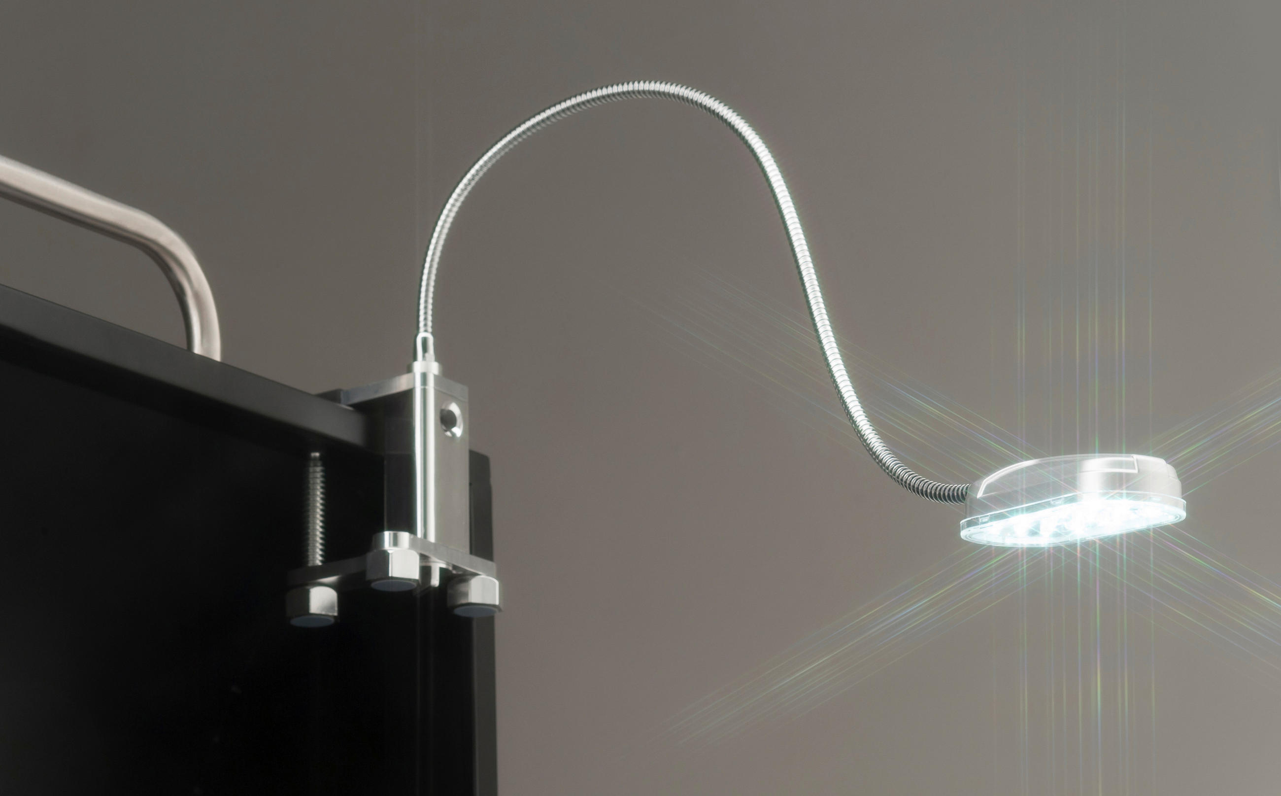 LED ZUNANJA SVETILKA ZA ŽAR   9,5/81/10,5 cm            - barve kroma, Konvencionalno, kovina (9,5/81/10,5cm)