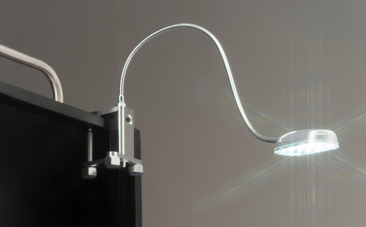 LED ZUNANJA SVETILKA ZA ŽAR   9,5/81/10,5 cm            - barve kroma, Konvencionalno, kovina (9,5/81/10,5cm)