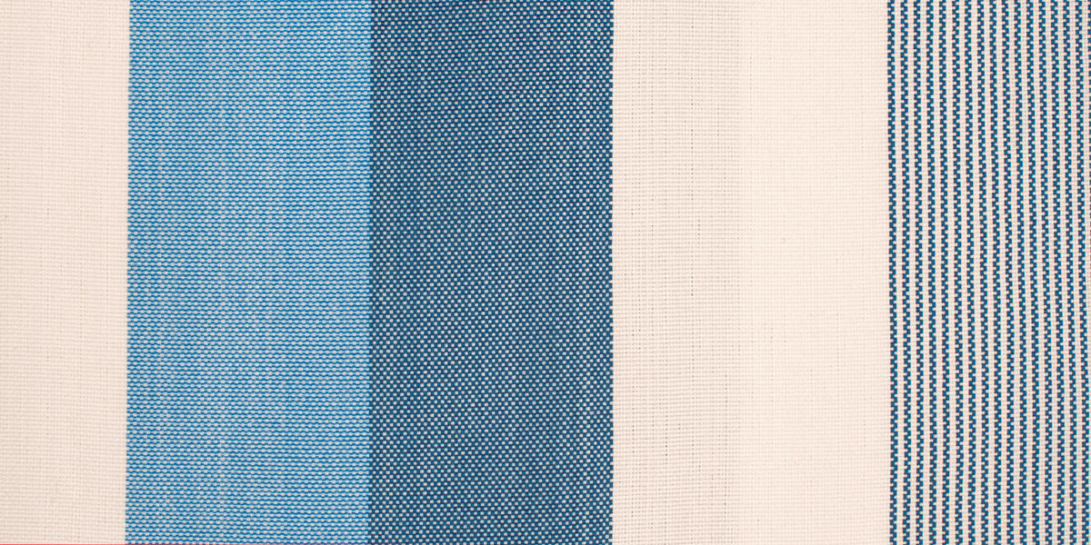 ZÁVĚSNÉ KŘESLO  - bílá/světle modrá, Basics, dřevo/textil (90/145/140cm) - La Siesta
