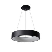LED-HÄNGELEUCHTE Talowe 60/60/142 cm  - Schwarz, Design, Metall (60/60/142cm) - Lucide