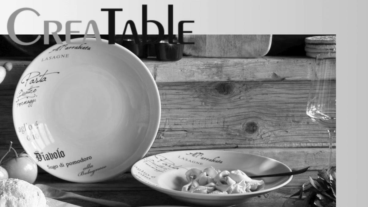 PASTATELLERSET Europa Gustoso 4-teilig  - Weiß, Design, Keramik (27cm) - Creatable