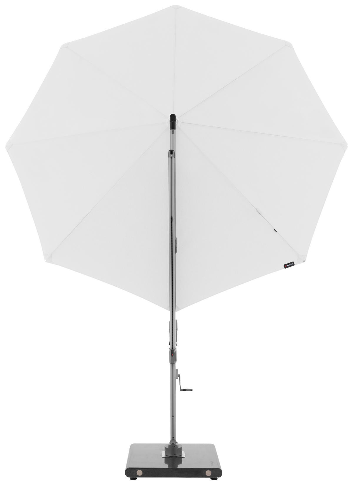 AMPELSCHIRM 340 cm Weiß  - Silberfarben/Weiß, Basics, Textil/Metall (340/340cm) - KNIRPS