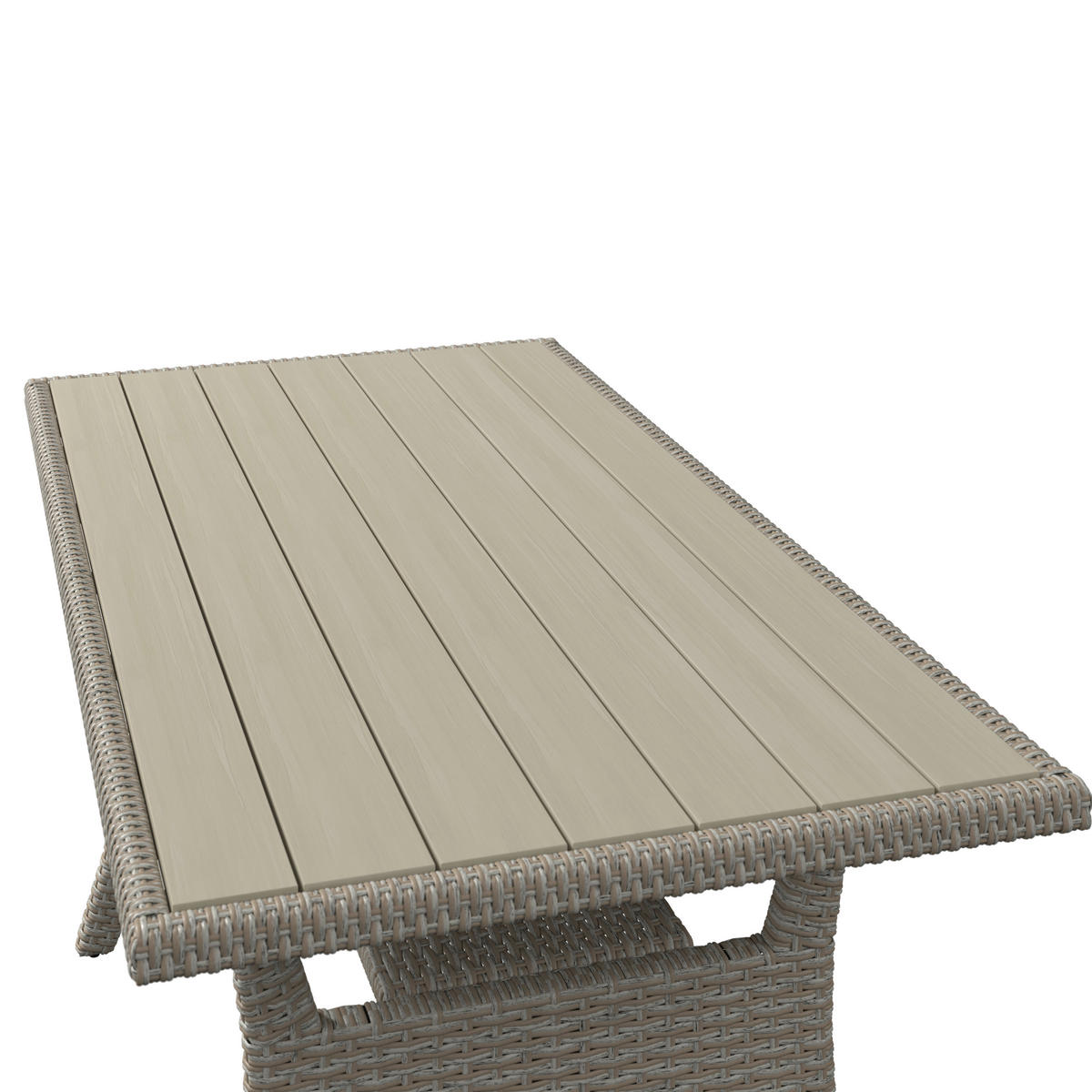 DINING-LOUNGESET  - Beige, KONVENTIONELL, Metall (235/73/66cm) - Ambia Garden