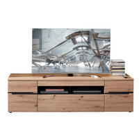 TV KOMODA grafitno siva, hrast artisan  - grafitno siva/hrast artisan, Moderno, pločasti materijal (192/53/47cm) - Modern Living