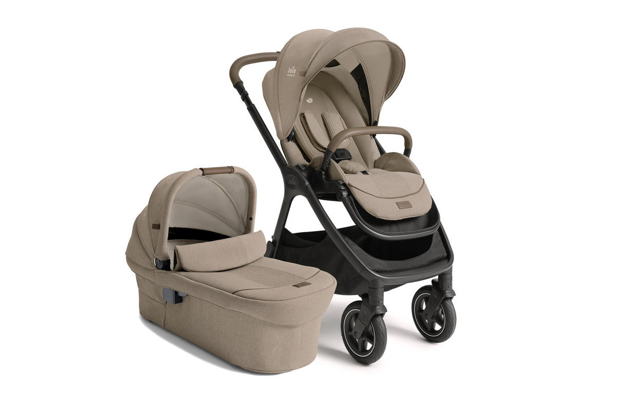 KOMBIKINDERWAGEN Finiti 2in1  - Sandfarben/Schwarz, Basics, Kunststoff/Metall (60/109/87cm) - JOIE SIGNATURE