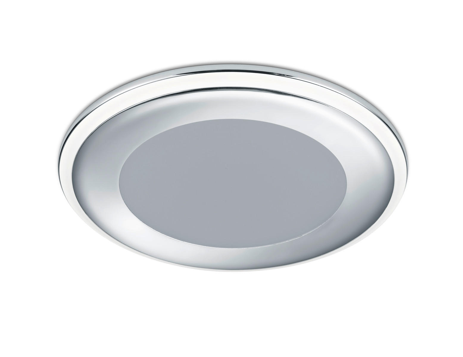 LED-EINBAUSPOT Aura 14,8 cm  - Chromfarben, Basics, Kunststoff (14,8cm) - Trio Leuchten