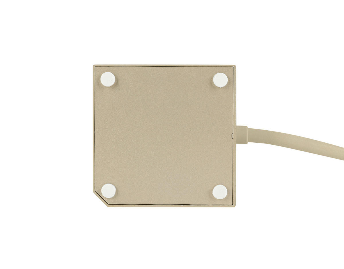 STECKDOSENWÜRFEL - Goldfarben, Basics, Kunststoff (7,5/7,5/7,5cm) - Mican