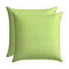 ZIERKISSENSET in Limette Uni 48/48 cm  - Limette, Basics, Textil (48/48cm)
