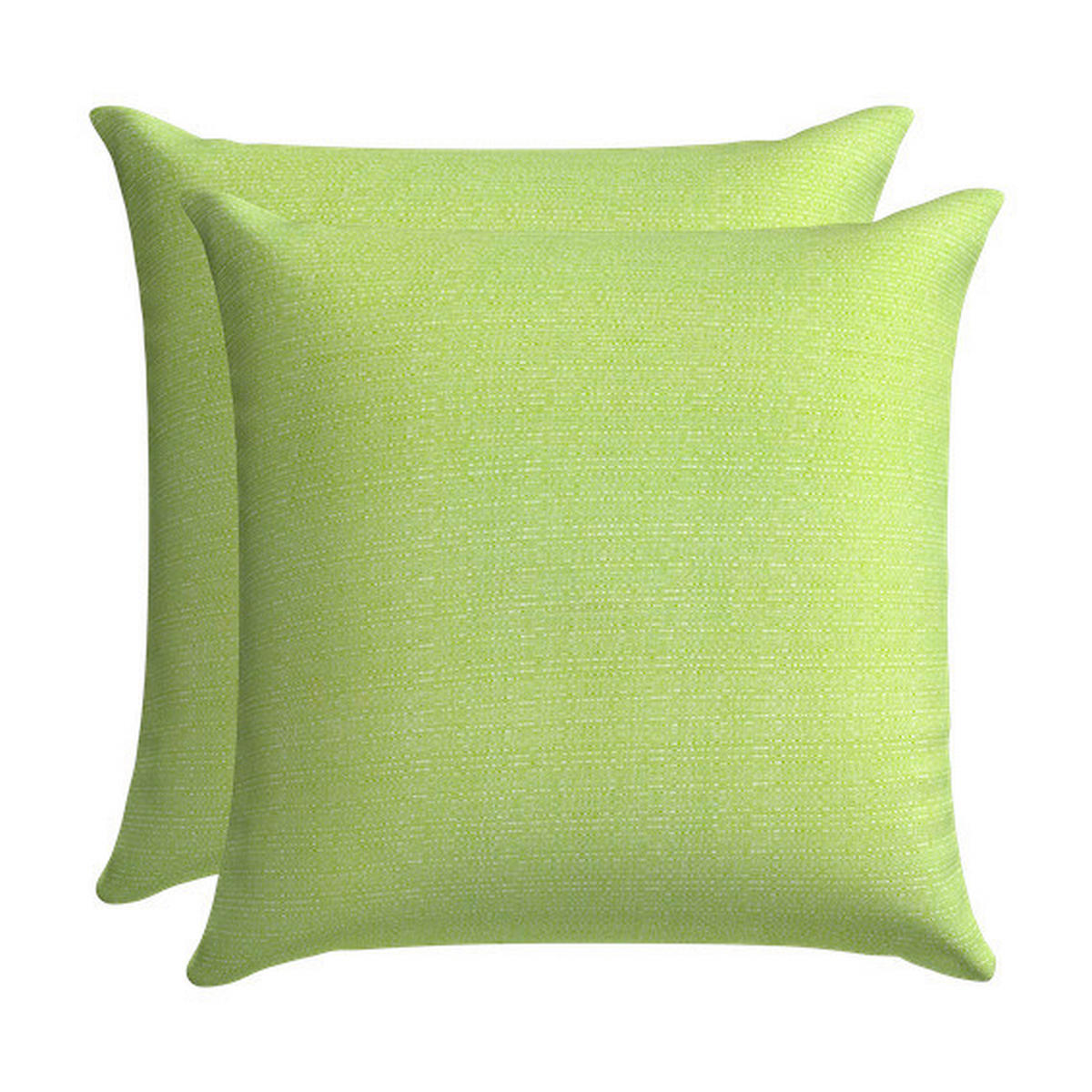 ZIERKISSENSET in Limette Uni 48/48 cm  - Limette, Basics, Textil (48/48cm)
