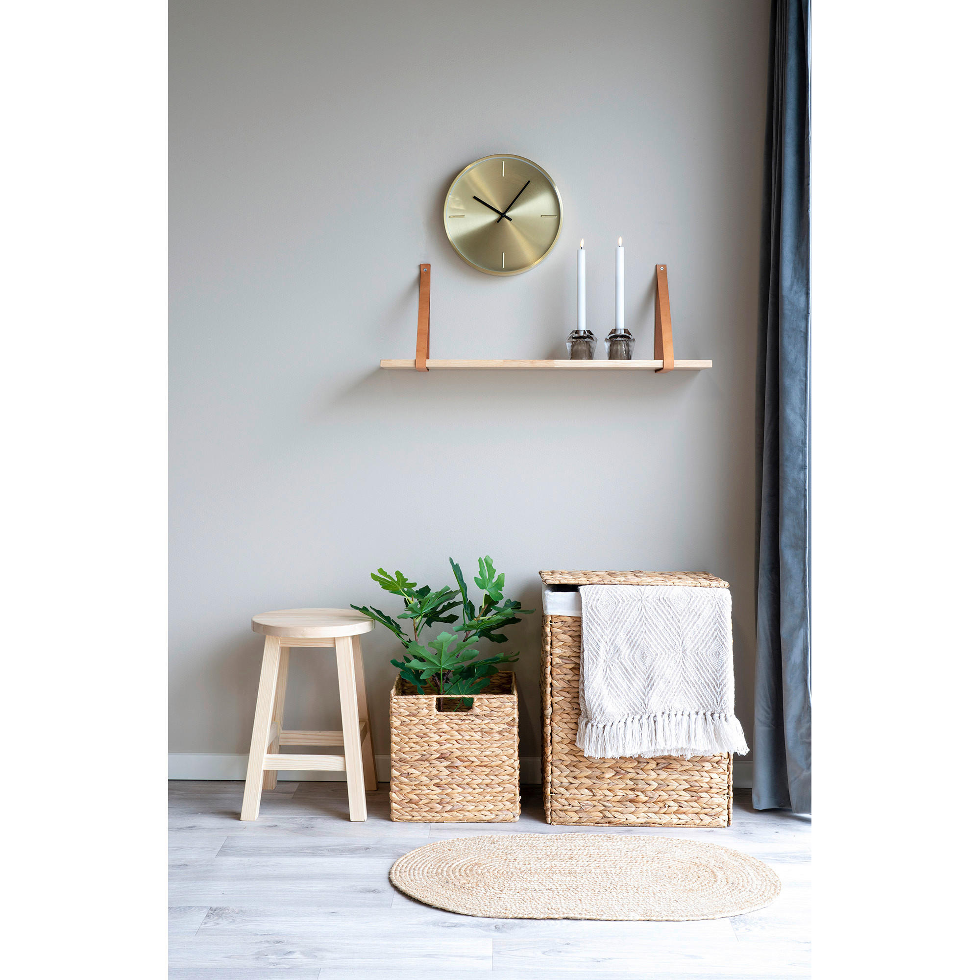 WÄSCHEKORB - Hellbraun, Basics, Naturmaterialien (43/55/32cm)