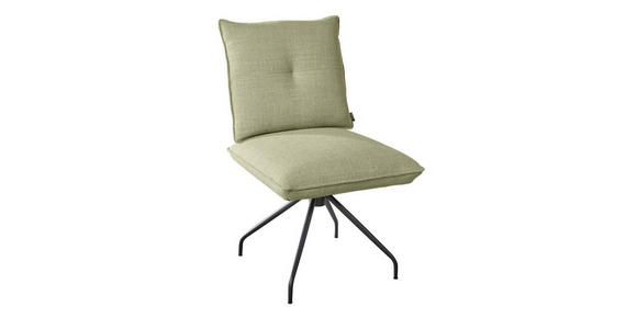 STUHL in Stahl Struktur Metall, Textil - Beige/Schwarz, Design, Textil/Metall (50/90/70cm) - Dieter Knoll