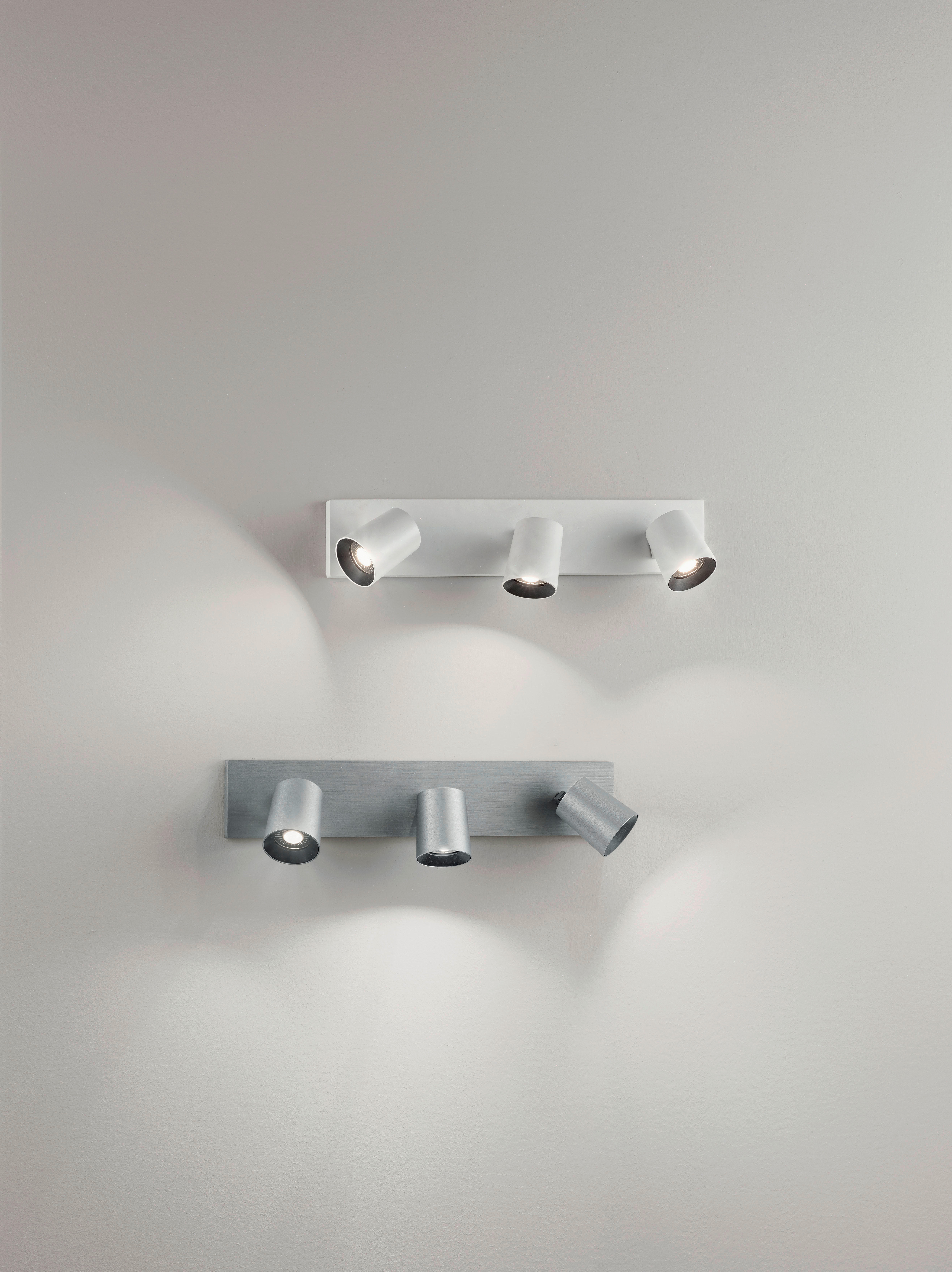 STRAHLER Modo 48/11/9 cm   - Weiß, Basics, Metall (48/11/9cm) - Fabas Luce