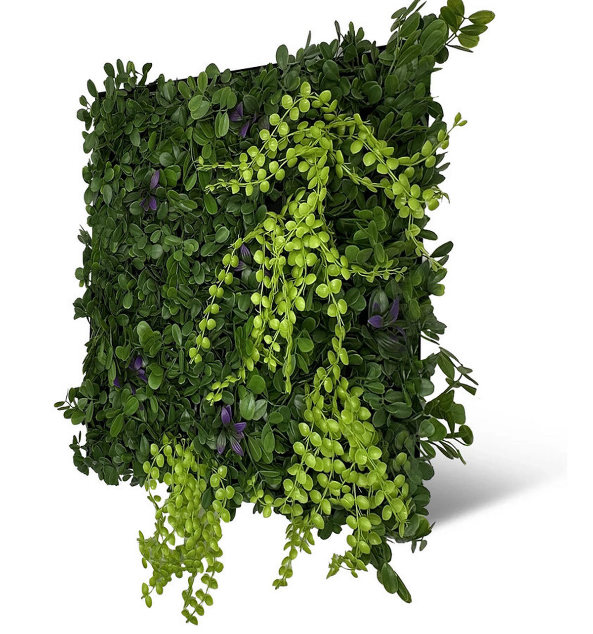 AKUSTIKPANEEL Modular Wall System Nature Design Flora 52/52/4 cm  - Grün, MODERN, Kunststoff (52/52/4cm) - Jangal