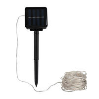 SOLÁRNE SVIETIDLO, 1109 cm - číra/čierna, Basics, plast (1109cm) - Ambia Garden