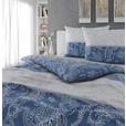 BETTWÄSCHE Satin 200/200 cm  - Blau, Textil (200/200cm) - Novel